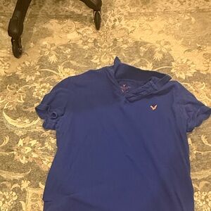 Women's Blue Polo Shirt